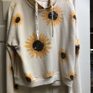 Altar'd States Sunflower Cotton Hoodie Small/Med